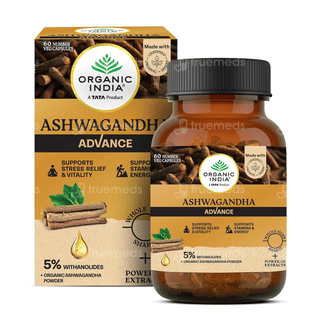 Organic India Ashwagandha Advance Veg Capsule 60